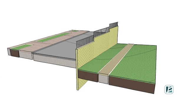 Complete workflow for site walls in Revit®
