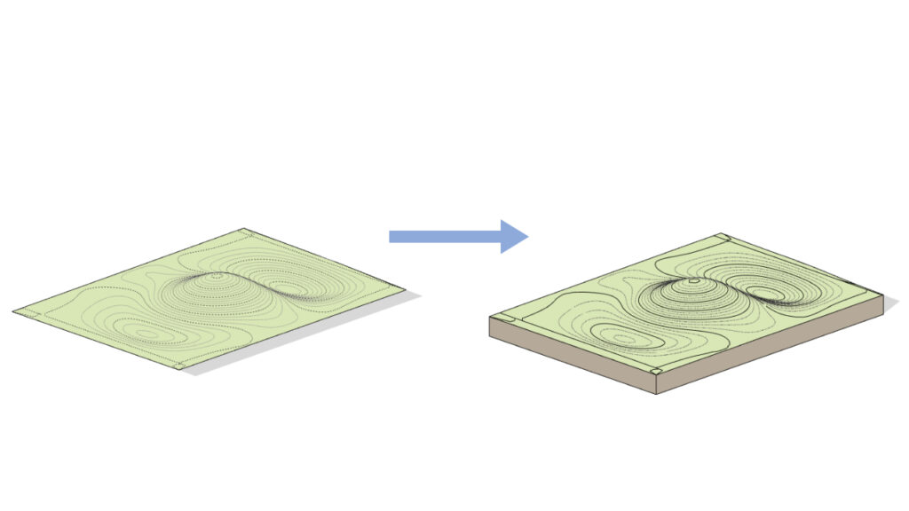 Turn Toposurface into a Toposolid in Revit landscape