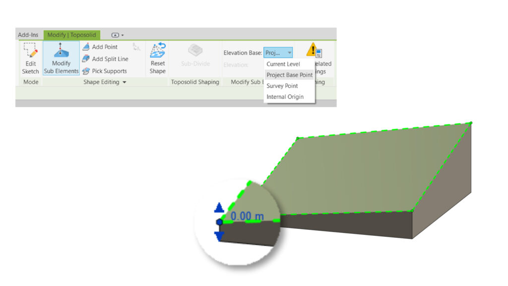 Toposolid relative heights for sub elements