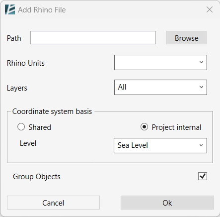 Add Rhino File Window