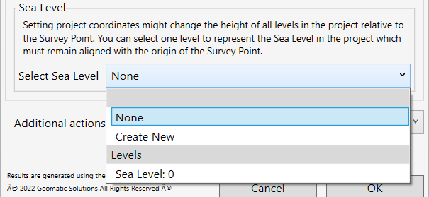 Select Sea Level