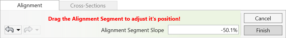 Alignment Tool Selected Segment