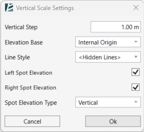 Vertical Scale Settings Wall Layout