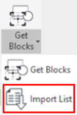 import list dropdown