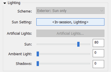 Lighting Adjustments